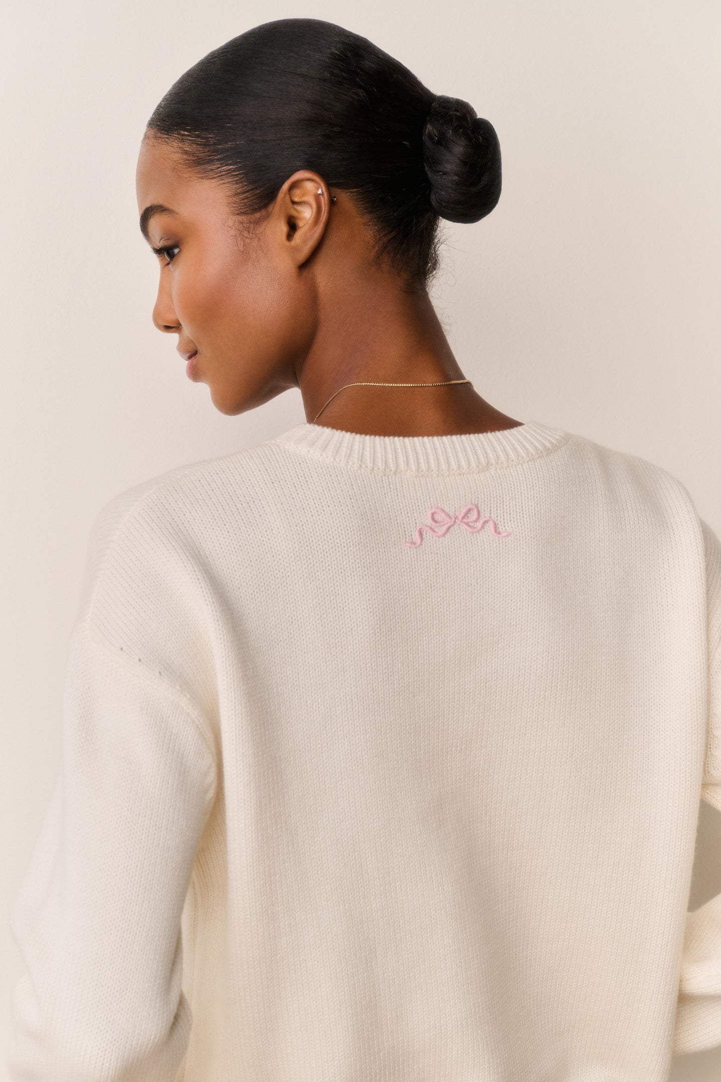 Selman Embroidered Cotton Pullover